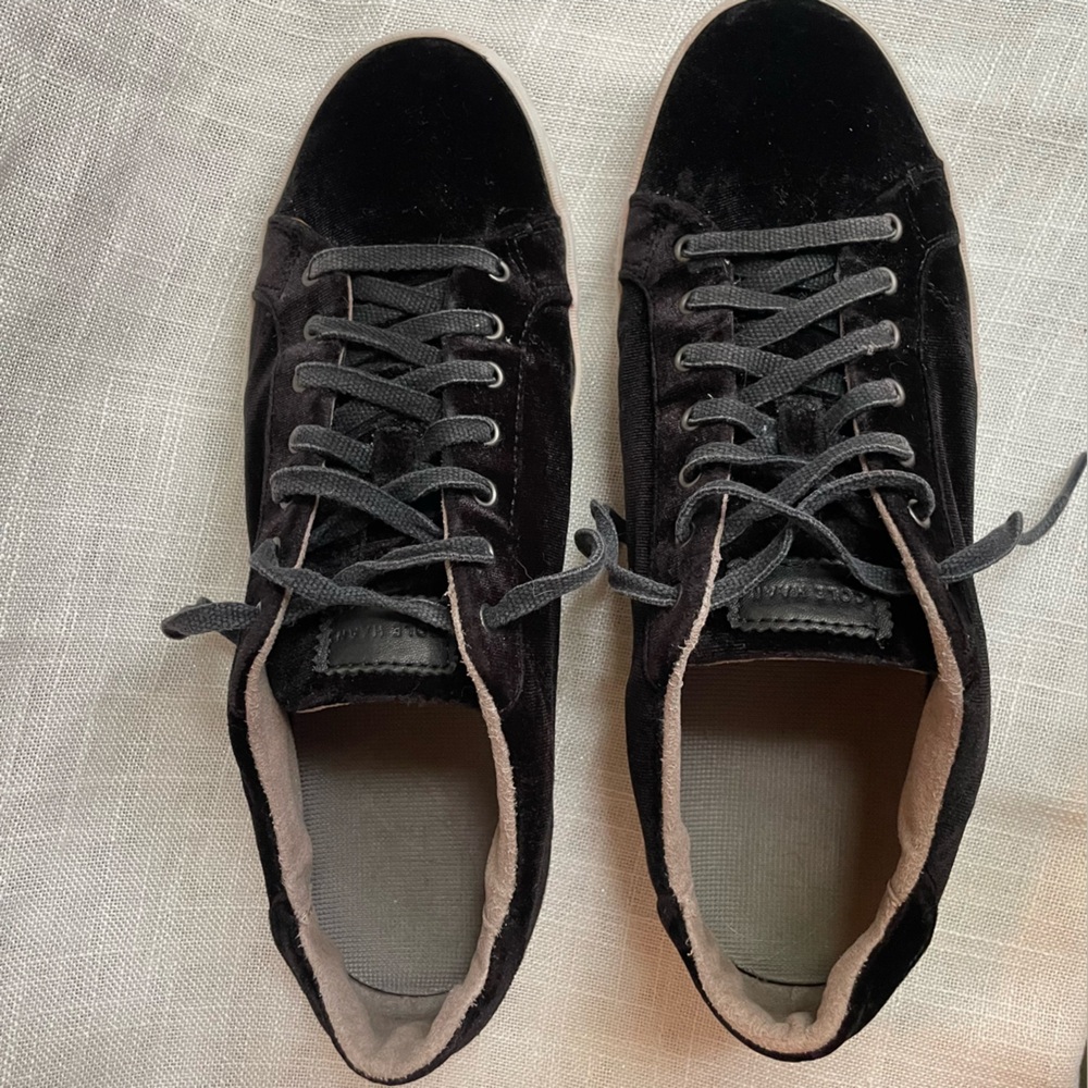 Cole Haan Black Velvet Sneakers 10.5 W09756 - Picture 12 of 16